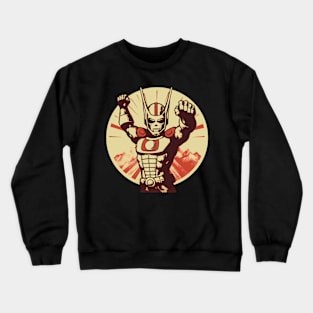 Ultraman Super Hero Propaganda Retro Style Crewneck Sweatshirt